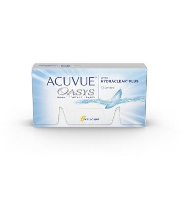 Acuvue Oasys 2-week contact lenses for day and night with -6:00 DPT and BC 8.4-UV protection drying out and extremely comfortable wearing-12 lenses