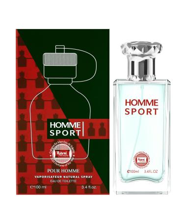 Hybrid & Company Humme Sport Pour Homme For Men Eau De Parfum Vaporisateur Natural Spray 3.4 Fl Oz