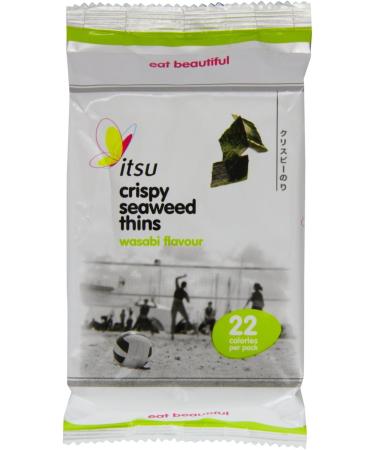 (4 PACK) - Itsu - Seaweed Thins Wasabi | 5g | 4 PACK BUNDLE - Buy Online on GoSupps.com