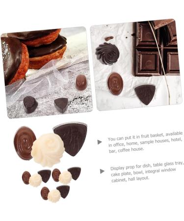 HOMSFOU 12pcs Chocolate Decor Shop Display Prop Faux Dessert Bulk Pvc Little Vacation - Buy Online on GoSupps.com