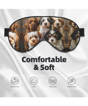 SSIMOO Double-Sided Eye Mask for Dogs | Soft Light Blocking & Sleep Enhancing | International Shipping Available - Buy Online on GoSupps.com