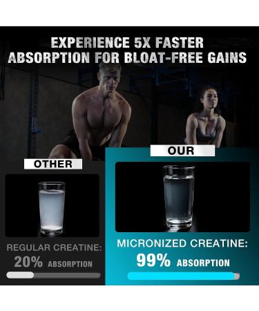 Micronized Creatine Monohydrate for Women-Men Creatine Powder with Taurine Creatine Zinc & Magnesium to Support Muscle Growth & Workout Recovery Unflavored 6.5g per Servings 60 Servings. - Buy Online on GoSupps.com