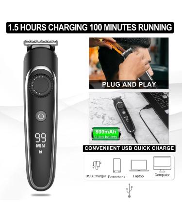 Professional 6-in-1 Hair Clippers & Beard Trimmer Kit - Waterproof Rechargeable | Top Hair Cutting Tools for Men - Buy Online on GoSupps.com