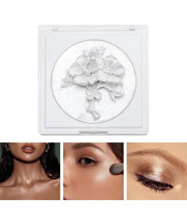 Highlighter Makeup Palette Glitter Highlight Bronzer Powder Highlighter Palette 3D Plum Blossom Makeup Palette Long-Lasting Face Illuminator Natural Shiny Highlight Makeup Shakven 01# - Buy Online on GoSupps.com