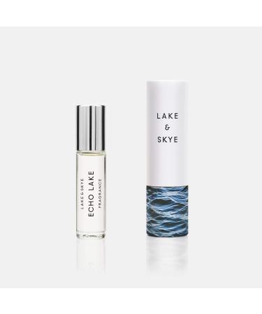 Lake & Skye Echo Lake Rollerball Fragrance Oil - Unisex Fragrance Collection (0.33 oz 10 ml)