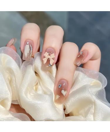 100 Pcs Aurora Bow Nail Charm Colorful Bowknot Nail Accessories Resin Cute Nail Rhinestone Glitter 3D Mix Styles Nail Decoration Kits for Nail Art Craft and Decoration - Buy Online on GoSupps.com