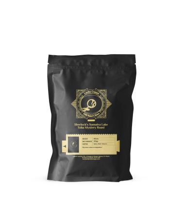 Lucky Cuppa's "221b Bakers Brew" Sherlock's Sumatra Lake Toba Mystery Roast - Medium Roast Coffee Beans - Whole Coffee Beans - Sherlock Holmes Gifts for Men - 250g