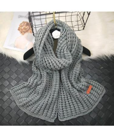 Women's Gray Cotton Print Scarf | Soft Triangular Wrap for Autumn - Casual Neck Warmer - Buy Online on GoSupps.com