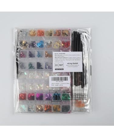 Fandamei 15 PCs Gel Nail Brush Set - Nail Art Accessories Rhinestones & Nail Ticker for Stunning Designs - Buy Online on GoSupps.com