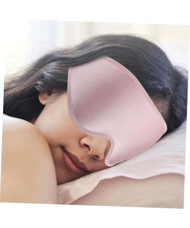 FRCOLOR 1pc Plush Blackout Sleep Eye Shade for Adults - 3D Eye Cover Patches for Naps & Sleeping - Soft Pink Eye Mask - Buy Online on GoSupps.com