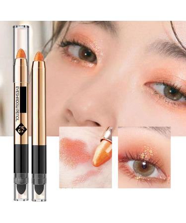 Highlighter Eye Shadow Stick | Waterproof Long Lasting Eyeshadow Stick for Women Girls 2 in 1 - Eyeshadow Stick Gives You Up to 12 Hours of Smudge-Proof Eyeshadow Makeup Sugar Orange Aezon 02#sugar Tachibana - Buy Online on GoSupps.com
