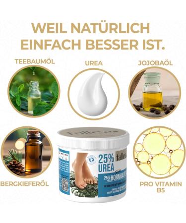 Fallea Callus & Cracked Skin Balm 25% Urea - 200ml + 2 Pairs Socks (36-40) | Soothes & Repairs Feet - International Shipping - Buy Online on GoSupps.com