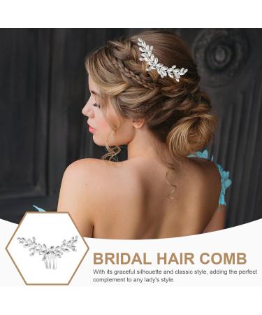 Beaupretty Girls Hair Accessories Hair Clips for Girls Hair Jewelry Bride Headpieces for Wedding Rhinestone Side Comb Rhinestone Hair Clips European and American Decorate Alloy Women's - Buy Online on GoSupps.com