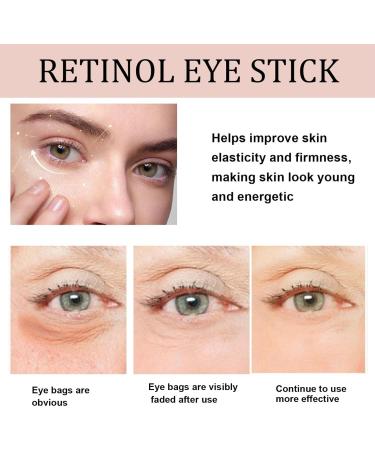 Retinol Eye Cream Stick | Eye Cream Anti Aging Bag Balm | Instant Lift Plus Eye Bag Instant Eye Lift. Instantly Removes Bags Dark Circles Firming Delicate skin (2) - Buy Online on GoSupps.com