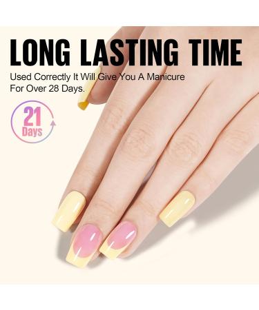 TOMICCA UV Nail Polish - Pastel Macaroon Yellow 15ml | Soak Off Gel Nail Art | Perfect for Professional & DIY Manicures - Buy Online on GoSupps.com