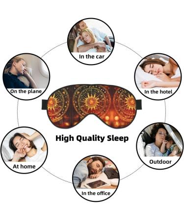 SSIMOO Gears Clock Bronze Century Soft Sleep Eye Mask - Breathable Travel Eye Patch for Women | Relax & Unwind in Comfort - Buy Online on GoSupps.com