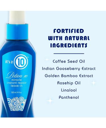 IT'S A 10 Haircare Potion Miracle Instant Repair Leave-In 4 fl. oz. - Repair and Revitalize Your Hair Instantly - Buy Online on GoSupps.com