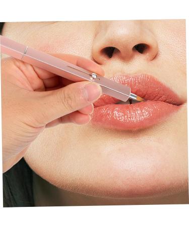 MAGICLULU Lip Makeup Brush - Retractable Lipstick Applicator for Women Double Head Lip Wands Pink Artificial Fiber Perfect for Lip Gloss & Makeup - Buy Online on GoSupps.com