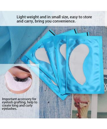 50 Pairs Anti-Aging Eye Pads for Eyelash Extensions - Lint-Free Hydrogel Gel Patch (Blue) | Professional Eye Care - Buy Online on GoSupps.com
