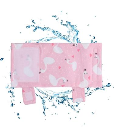 USB Baby Bottle Warmer Bag - Portable Milk Heating Heater Keeper - Pink Swan Design - for Infant Feeding & Outdoor Travel - Buy Online on GoSupps.com