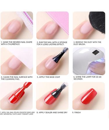 Glitter Gel Nail Polish - Jelly Nude Gel Nail Polish Long Lasting Uv Nail Polish - Breathable Pink Nail Varnish - Clear Nail Polish Easy to Apply - DIY Home Salon Nail Art Women Girls(Glitter pink) - Buy Online on GoSupps.com