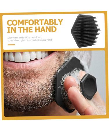 Housoutil Silicone Face Brush Scalp Exfoliator Bath Brush Facial Tool Skin Care Sponge Scrubber Deep Cleaning Facial Brush Silicone Brush Take a Bath Silica Gel Miss - Buy Online on GoSupps.com