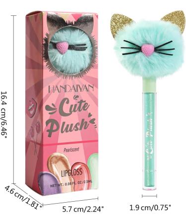 Waterproof Natural Shimmer Lipstick for Women Girl Cute Glitter Luminous Shiny Brightening Lip Balm Lip Gloss Lip Conditioning Oil Rejuvenating Serum - Buy Online on GoSupps.com