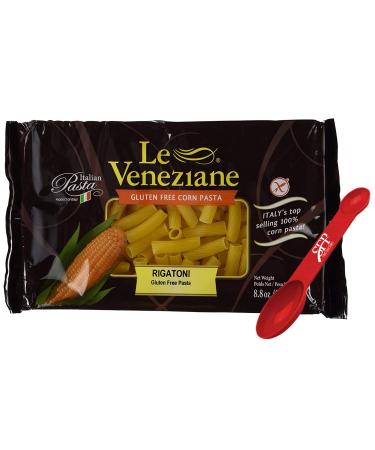 Le Veneziane Gluten Free Pasta Noodles  Rigatoni Pasta Noodles  Corn Pasta  2 Count (8.8 Oz.)