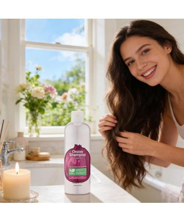 Shampoing contr le de l'oignon nettoyant nourrissant pour cheveux fra cheur longue dur e shampoing avec nettoyage en profondeur soin pour cheveux secs gras fins grossiers raides boucl s prod - Buy Online on GoSupps.com