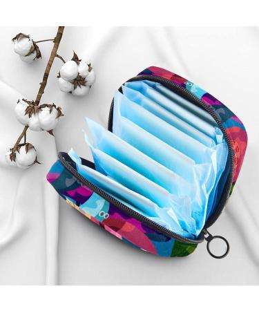 Colorful Octopus Women's Napkin Storage Bag | Portable Menstrual Cup & Bandages for Girls & Women | Ideal for First Period & Teenagers - Buy Online on GoSupps.com