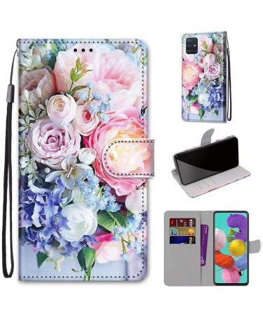 Miagon Full Body Wallet Case for Samsung Galaxy A71 Colorful Pattern Design PU Leather Flip Cover with Magnetic Closure Stand Card Slot Pink Flower Samsung Galaxy A71 Pink Flower - Buy Online on GoSupps.com
