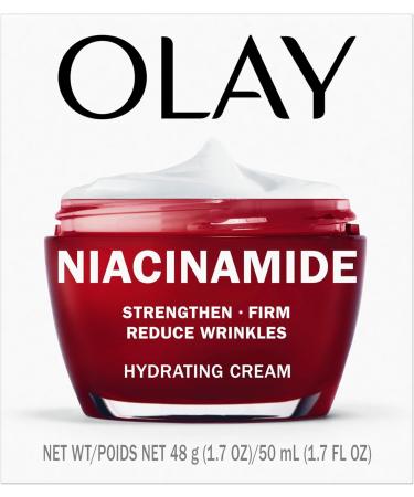 Olay Niacinamide Strengthen - Firm - Reduce Wrinkles Hydrating Cream 50 mL 50 ml (Pack of 1) - Buy Online on GoSupps.com