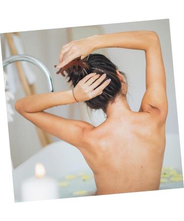 Soothe Your Scalp with Tovinanna Sandalwood Massage Comb - Natural Wooden Hair Care Tool for Relaxation & Scalp Health | 11.50x6.00x1.70cm Brown - Buy Online on GoSupps.com