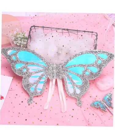 BESTonZON 1pc Nymph Pixie Wings Hair Ribbons Fairy Dress Props Fairy Ladies Cape Sequin Wings Halloween Child - Buy Online on GoSupps.com