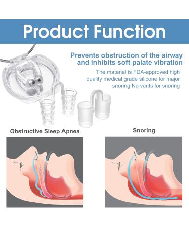 10PCS Reusable Anti Snore Devices - Stop Snoring Solution for Men and Women | Silicone Nose Vents & Magnetic Clips | Nasal Snorers Sleep Aid (S M L XL) - Buy Online on GoSupps.com