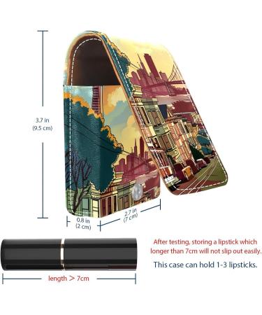 Travel Lipstick Organizer Case - Portable Makeup Bag with Mirror | Shop Bridge City House X624u9jwzj Internationally - Buy Online on GoSupps.com