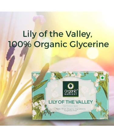 Lily of The Valley Bathing Bar | 100% Organic Paraben & Sulphate Free | Skin Moisturisation for All Skin Types | 125gm - Buy Online on GoSupps.com