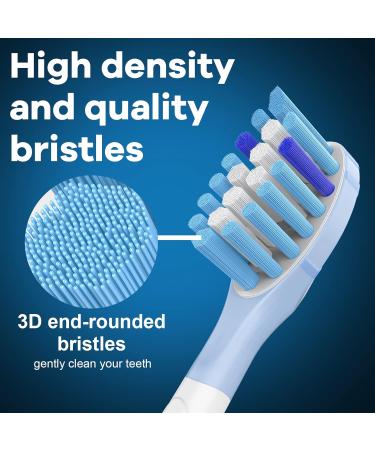 Toptheway Replacement Toothbrush Heads for Philips Sonicare C-3 & ProtectiveClean 4100/5100/6100 - 10 Pack White - Compatible G3 W3 C2 G2 - Buy Online on GoSupps.com