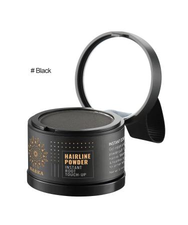 Instant Hair Root Cover Up | Waterproof Hairline Powder for Hair Loss | 48 Hour Stain-Proof Formula (Black) - International Shipping Available - Buy Online on GoSupps.com