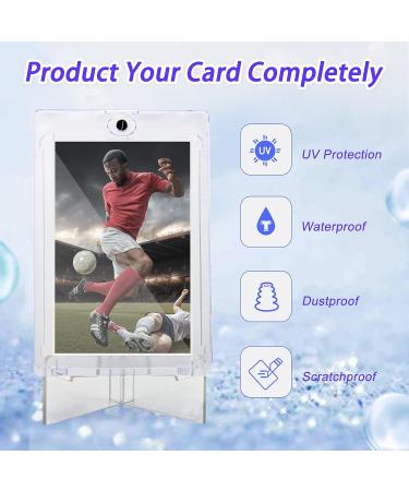 WIWAPLEX 35Pt Magnetic Card Holder Plastic Card Display Case 5Pcs Trading Card Holder with Acrylic Card Holder Stander for Sport  Game  Shoes Card & Picture Display Holder - Buy Online on GoSupps.com