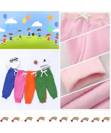 CuteOn Unisex Kids Elastic Waist Cotton Warm Trousers - 5 Years Pink - Buy Online on GoSupps.com