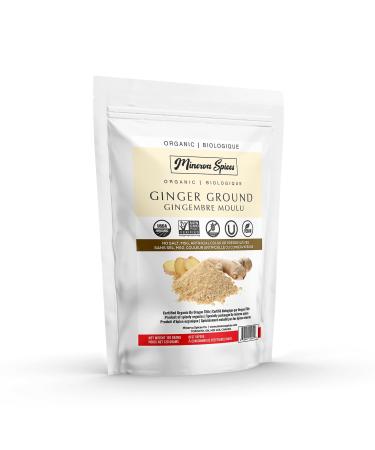 Minerva Spices Organic Ginger Ground 4 Oz 120 Grams Premium Quality 100% Pure Non-GMO Vegan Gluten-Free and Kosher Certified