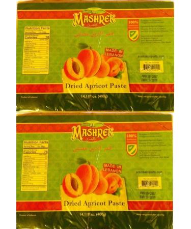 Dried Apricot Paste - Qamar El Deen 2PK - 14.11 fl.oz.-    400