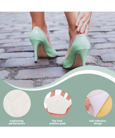 FOMIYES 15 Pairs High Heel Comfort Pads & Cushion Sleeve - Cuttable Half Size Stickers for Women's White High Heels | Heel Guards & Protectors - Buy Online on GoSupps.com