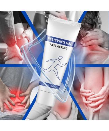  FLLUOUZH Soothing Cooling Gel Relieving Body Gel Fast Acting Clear Pain Relieving Instant Cooling Fast Absorbing Bread Extra Strength for Knees Lumbar Neck Hands 3pcs - Buy Online on GoSupps.com