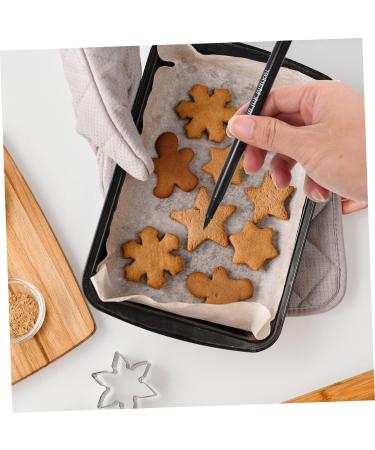 BESTonZON 10 Pcs Baking Pen Edible Ink Marker Baking Ink Pen Baking Painting Pens Edible Pens for Cookie Decorating Edible Ink Pen Dual Tip Markers Plastic Double Head Decorate - Buy Online on GoSupps.com