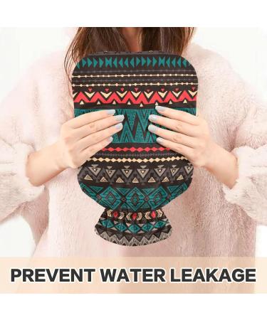 Navajo Ethnic Hot Water Bottle Cover - 1L Pain Relief Bag for Bed & Feet | Eco-Friendly BPA-Free Option - Buy Online on GoSupps.com