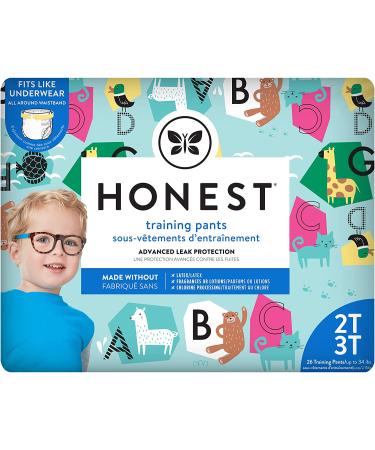 Honest Training Pants - Animal ABCs, 2T-3T, 26 Count | Eco-Friendly Potty Training - Buy Online on GoSupps.com