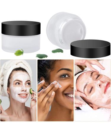 WINSDL Cream Containers - 30ml Glass Bottles (Set of 6) for Cosmetic Ointments - Safe & Durable - Buy Online on GoSupps.com