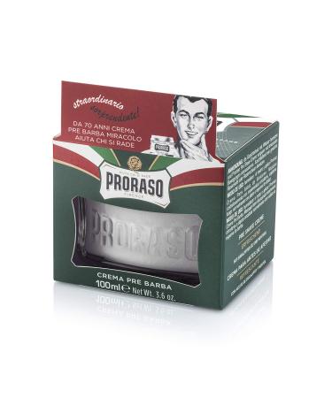 Proraso Men's Pre-Shave Conditioning Cream - Menthol & Eucalyptus - 3.6 oz - Buy Online on GoSupps.com